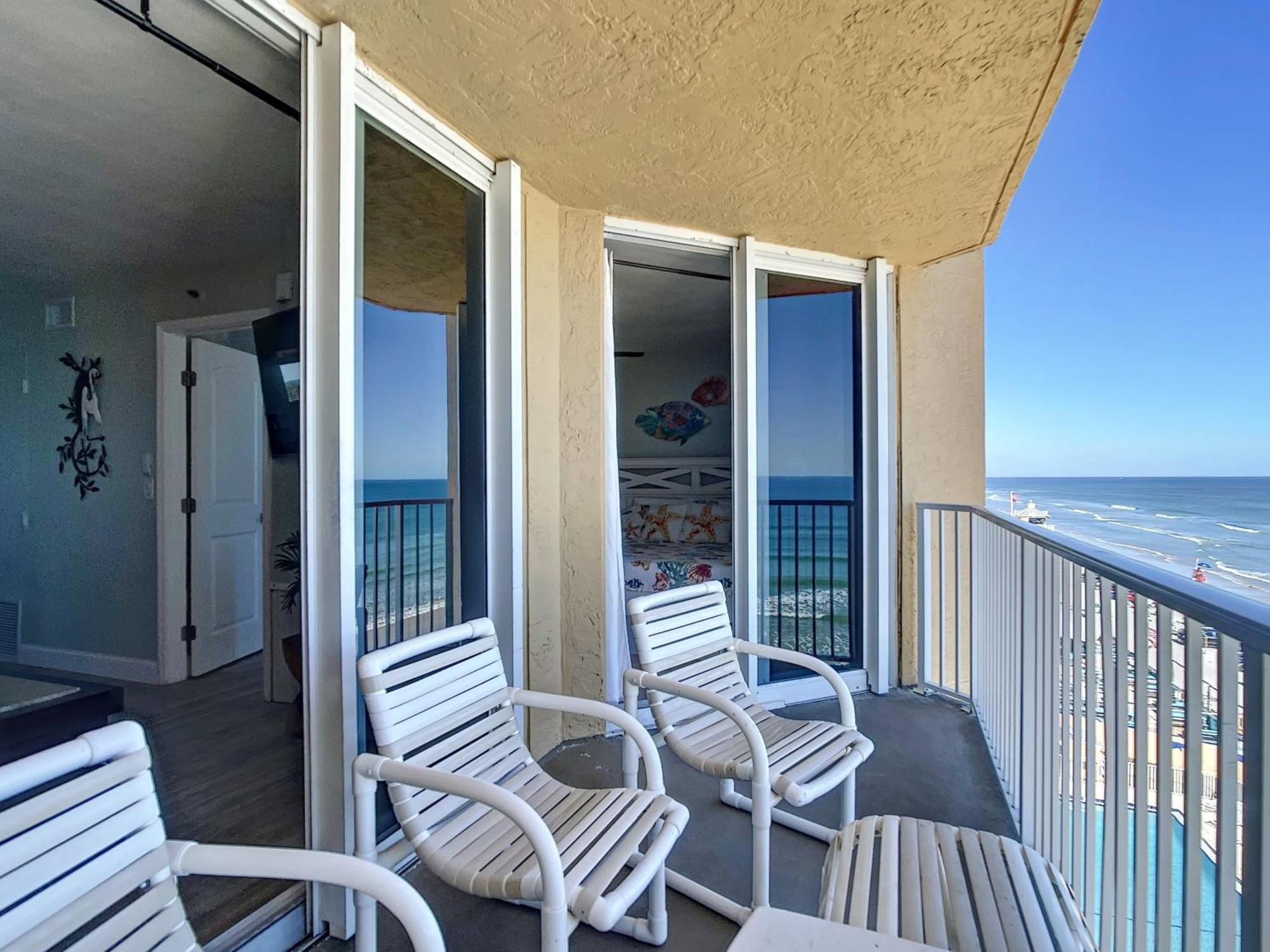 Oceanfront Balcony, Pool, Bbq, Steps To Flagler Ave Villa Ню Смирна Бийч Екстериор снимка